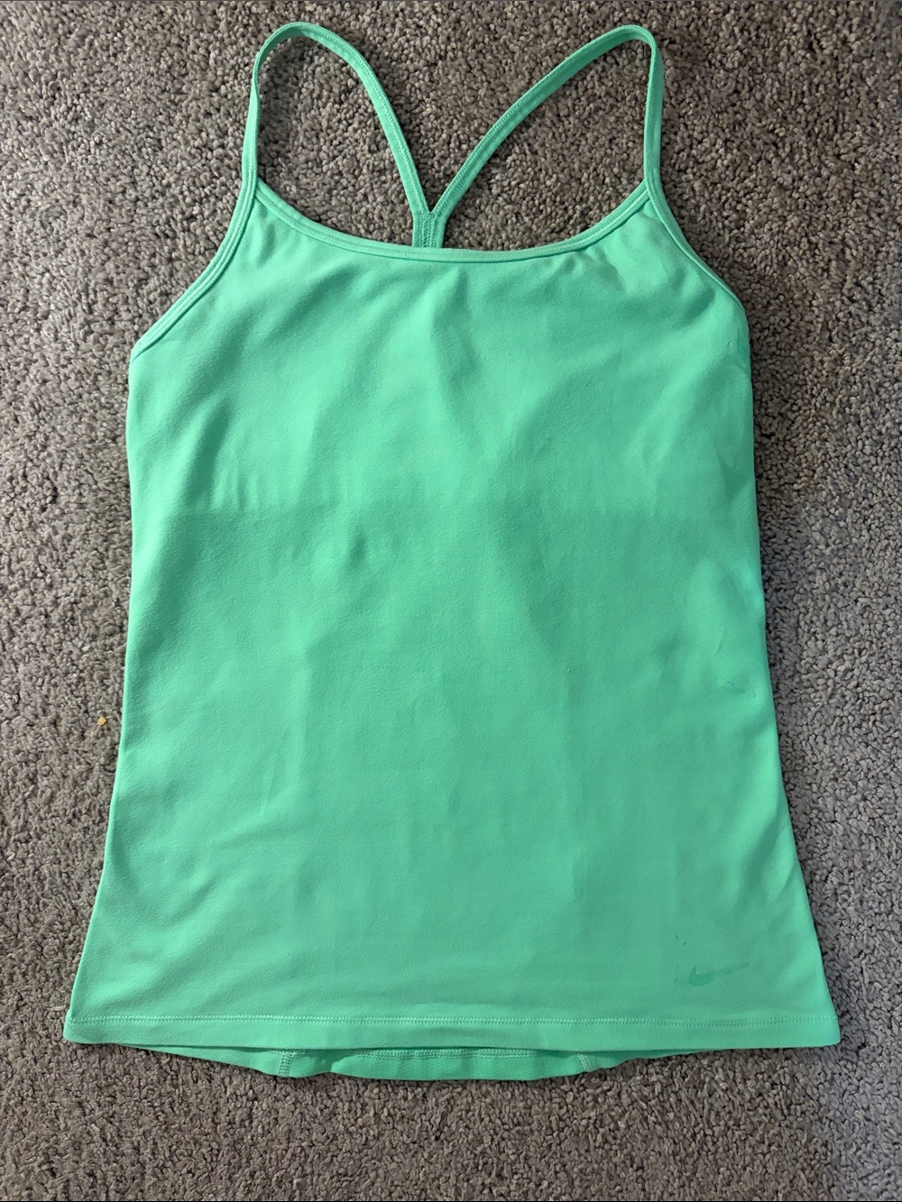 Nike Mint Green Strappy Tank Top